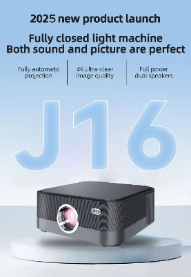 Picture of J16 Most popular Android Version projector Full HD 550ansi lumens for smart home and Outdoor education 4K video LCD projector