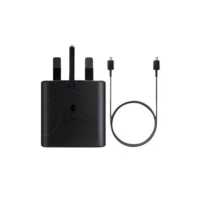 Picture of For Samsung Galaxy Note 10, Note10+ Mobile Phone Super Fast Charger 25W EU Plug Travel USB PD Fast Charge with Type-C To Type-C Data Cable For Samsung Galaxy Note10/ Note10 Plus/ Note9 / Note8