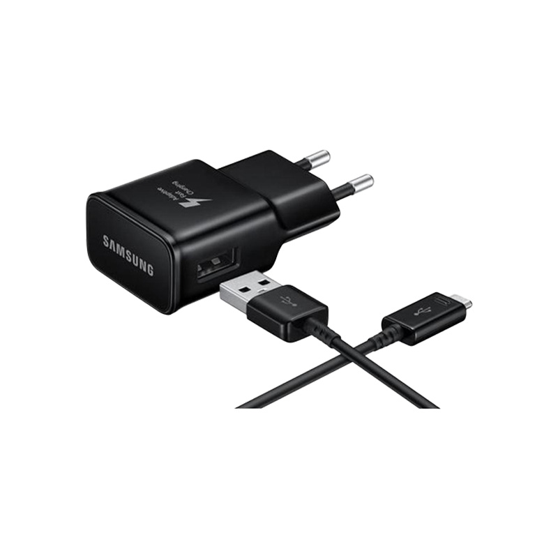 Picture of For Samsung Galaxy A6 A6+ A7 (2018) A7 (2017) A3 A5  Fast Charger with Micro USB Charging and Data Cable