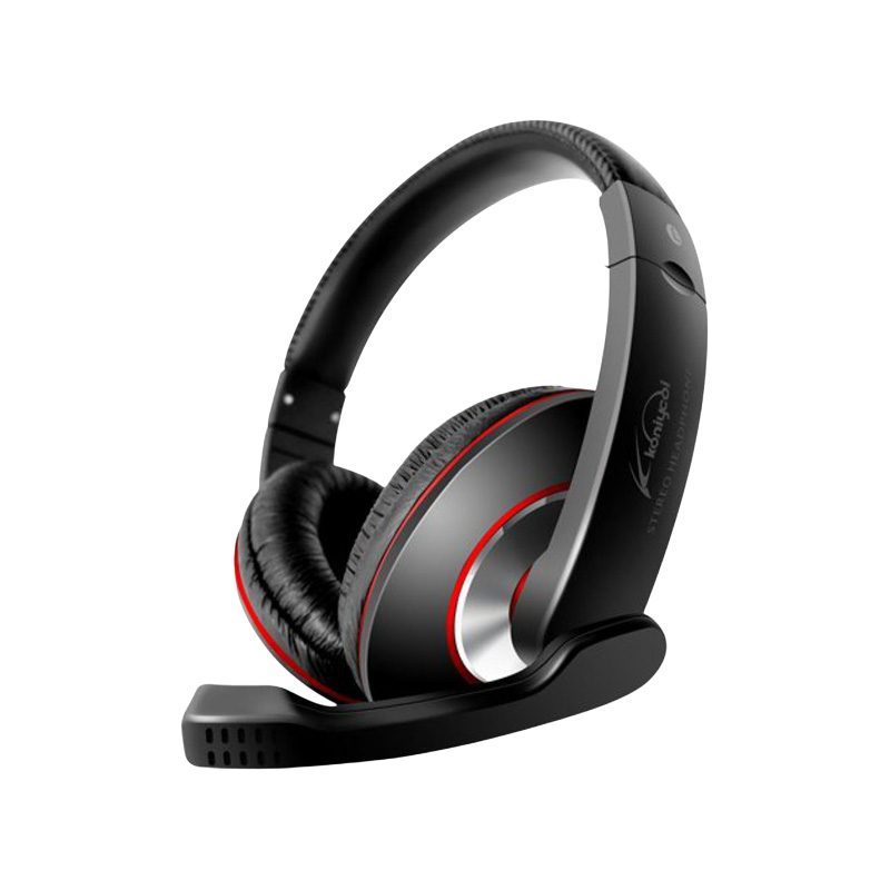 Picture of KENIK koniycoi KT-2100MV Stereo HEADPHONE Computer Wearing Headset Super Bass with Microphone Mic 2 Pcs Slot For Laptop PC Computer