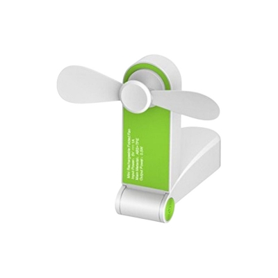Picture of Portable Mini Fan Pocket Foldable Adjustable Wind Speed Handheld USB Rechargeable Fans Home Office Travel Outdoor