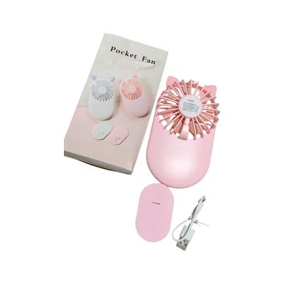 Picture of Portable Handheld Pocket USB Fan Air Conditioning Battery Operated Rechargeable USB Power Handheld Mini Fan Cooler