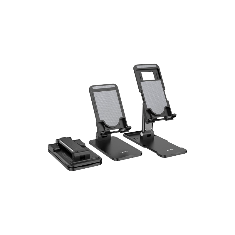 Picture of Lifting Folding Desktop Bracket Desktop Mobile Stand for Phone/Tablet (Multi-angle Adjustable) Suitable for Apple iPad Tablet Mobile Phone Handphone Smartphone, Foldable and Portable