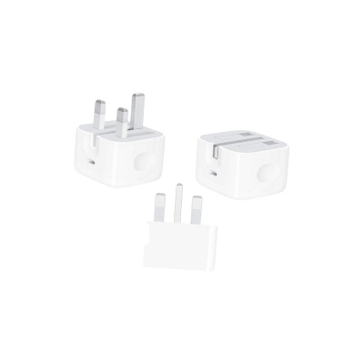 Picture of For iPhone 12 Pro Max 20W USB-C PD Charger Adapter UK Plug Featuring Folding Pins Charging Adapter For iPhone 12 / 12 Pro / 12 Mini