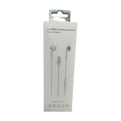 Picture of JH-102c Wired In Ear USB-C Type-C Interface Headset with Mic Type C Headphone Digital Decoding Subwoofer Noise Reduction Stereo Headphones For Samsung Huawei Xiaomi Vivo OPPO realme
