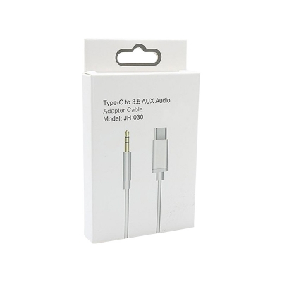 Picture of Type C to 3.5mm Aux Audio Adapter Cable JH-030 For Smart Phone to Speaker Headset Car Stereo Cable