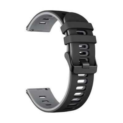 Picture of Double Color 22mm Silicone Strap For Kieslect KR Pro Haylou LS05 IMILAB KW66 Huawei Watch 3 Pro Realme Watch 2 Pro  Mibro X1 IMILAB W12 Smartwatch 22MM Bracelet For Huawei Watch GT2 46MM honor watch Dream GS PRO KS KS Pro W12
