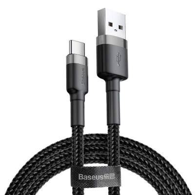 Picture of Baseus Cafule Fast Charging USB Cable 1 Meters For Lightning / Micro USB / Type C Cable Baseus Cafule Quick Charge 1M