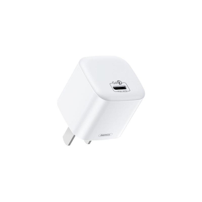 Picture of REMAX RY-U30A 30W Gallium Nitride GaN USB-C PD Fast Charger Adapter Mini Portable Type C Port Fast Adapter Wall Charger For iPhone 13 Pro Max 12 Pro Max Xs Max 11 Pro iPad Pro (Cable Not Included)