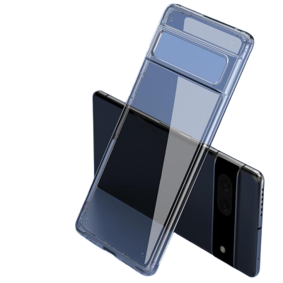 Picture of For Google Pixel 7 Case Crystal Clear Soft Ultra Slim Thin Scratch Resistant TPU Rubber Soft Silicone Protective Crystal Clear Case Back Cover