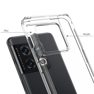 Picture of For Oneplus 10 Pro 5G Case Extremely Thin Crystal Clear Soft Tpu Rubber Excellent Durability Scratch Resistant Anti Slip Case Clear Cover