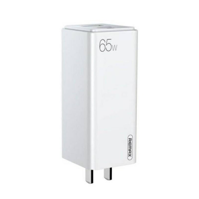 Picture of REMAX RP-U50 GaN 65W PD+QC MULTI COMPATIBLE FOLDING FAST CHARGER USB 1 TYPE-C 1 GaN Charger PD QC Charger 65W Charger