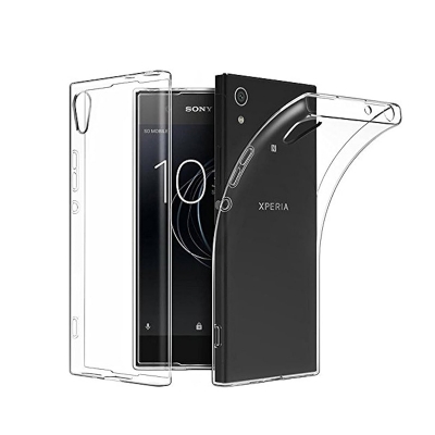 Picture of For Sony Xperia XA1 Ultra Phone Case Slim Soft Clear Silicone Rubber Scratch-Resistant TPU Case Liquid Crystal Anti-yellowing Designed Back Cover Skin