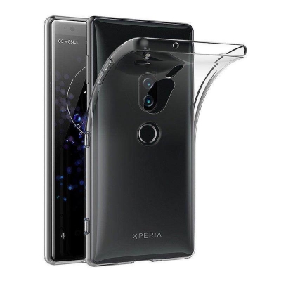 Picture of For Sony Xperia XZ2 Phone Case Extremely Thin Crystal Clear Soft TPU Rubber Excellent Durability Scratch Resistant Anti Slip Case Clear Cover