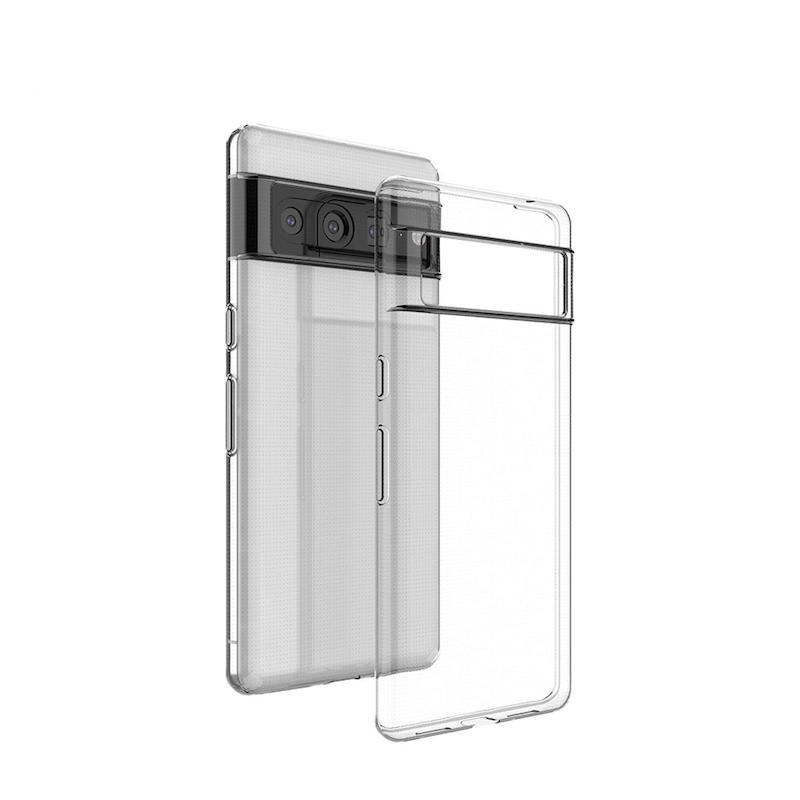 Picture of For Google Pixel 7 Pro Phone Case Crystal Clear Soft Ultra Slim Thin Scratch Resistant Tpu Rubber Soft Silicone Protective Crystal Clear Case Back Cover Phone Back Cover