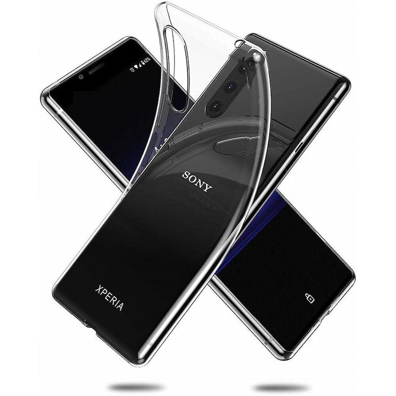 Picture of For Sony Xperia 10 Mark 2 Phone Case Extremely Thin Crystal Clear Soft TPU Rubber Excellent Durability Scratch Resistant Anti Slip Cover Case For Sony Xperia 10 ii Case Clear Cover