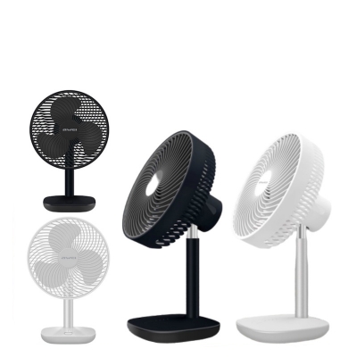 Picture of Awei F23 Mini Portable USB Rechargeable Desk Fan 4 Speeds Low Noise Desktop Stable Cooling Fan 4000mAh Batteries Rechargeable Desk Fan