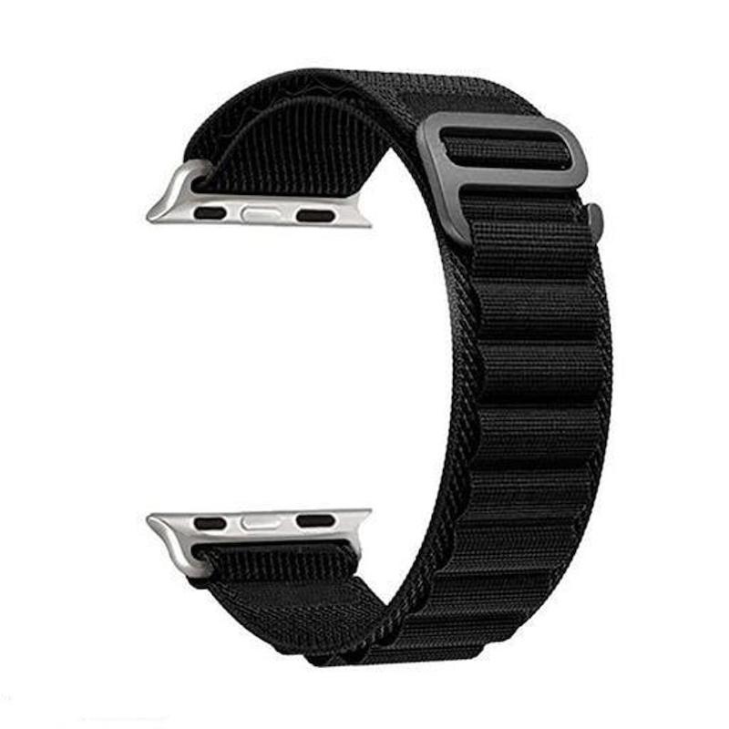 Picture of Alpine Loop Band Compatible with Apple Watch Band Ultra 49mm 45mm 44mm 42mm Textile Stretch Nylon Titanium G-Hook Sport Strap For Apple Watch SE iWatch Series 8/7/6/5/4/3/2