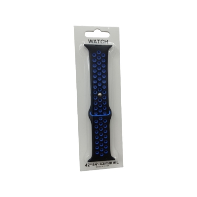Picture of Nike Style Silicone Strap For Apple Watch Band Soft Silicone Strap 49mm 45mm 42mm 44mm Breathable Sport Replacement Wristband iWatch Series 2 3 4 5 6 7 8 Series For Men and Women Various Styles