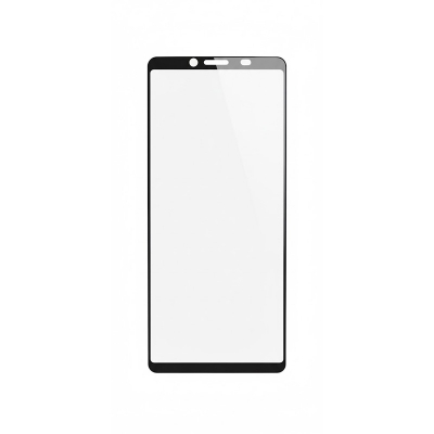Picture of Full Glass Protector For Sony Xperia 10 ii Xperia 10 Mark 2 Full Tempered Glass Full Glue Premium Quality Ultra Clear Anti-scratch, Anti Oil Stains Screen Protector Edge To Edge Full Screen Coverage Glass Protector (See The Real Photos)