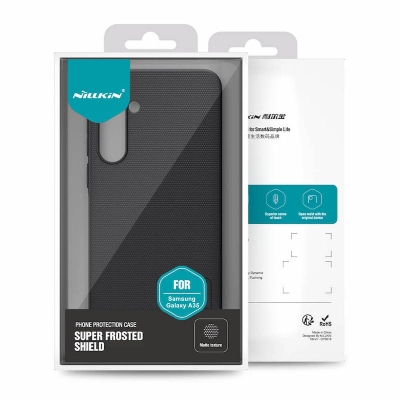 Picture of For Samsung Galaxy A35 5G Phone Case Nillkin Super Frosted Shield Hard PC Back Cover Salient Dot Design Cover