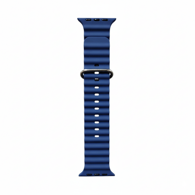 Picture of Soft Silicone Ocean Band Compatible with Apple Watch Ultra Band 49mm 45mm 44mm 42mm Men Women Adjustable Ocean Loop Sport Breathable for Apple Watch Ultra iWatch Series 5 6 7 8 Ultra Series Watch All Watch