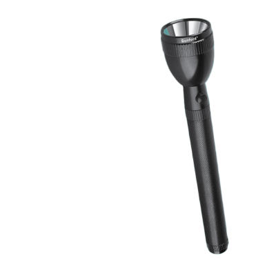 Picture of Sunford SF-4915BH-5SC Rechargeable LED Flashlight Aircraft Grad Aluminium CREE LED Dynamic Flash LED Technology Torch Light Black