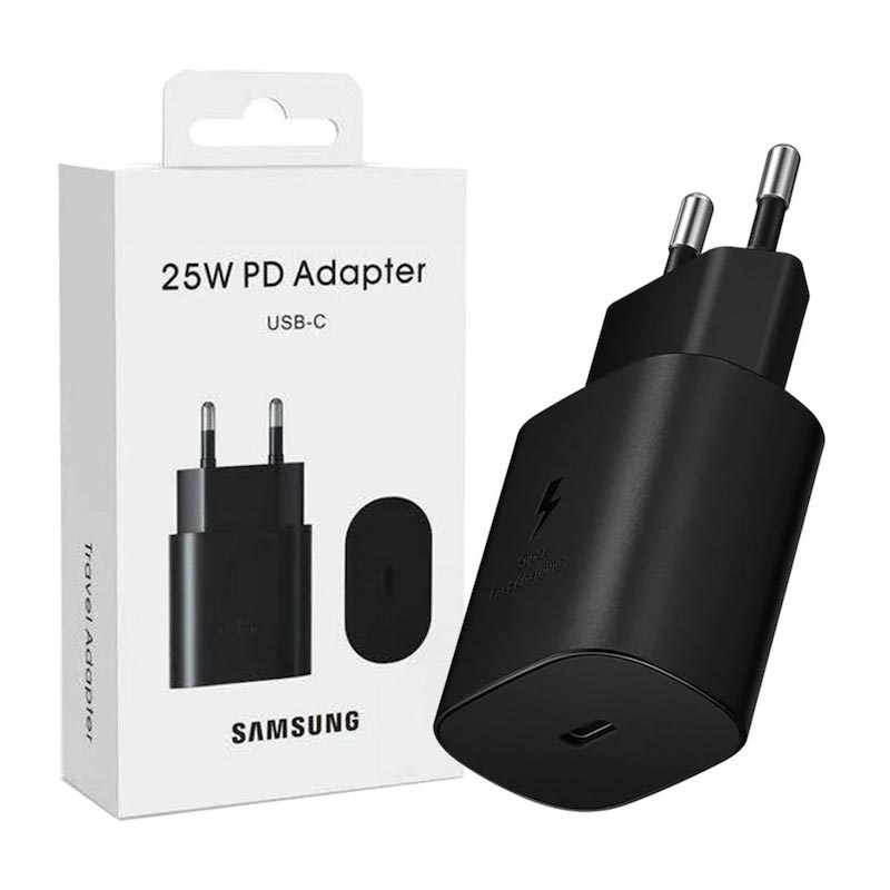Picture of 25W Charger Travel Adapter Wired C To C Cable PD 3.0 25 Watt Type C Fast Charging For Samsung Galaxy S22 S22+ Fold3 Flip3 M53 5G M51 M33 5G M31S F23 5G S21 S21+ S21 FE Others