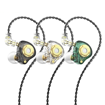 Picture of TRN MT1 PRO HiFi in Ear Monitor Dual Magnetic Dynamic Driver Sport Earphones in Ear Noise Cancelling Earbuds with Detachable C-pin 0.035mm Cable (with Mic)