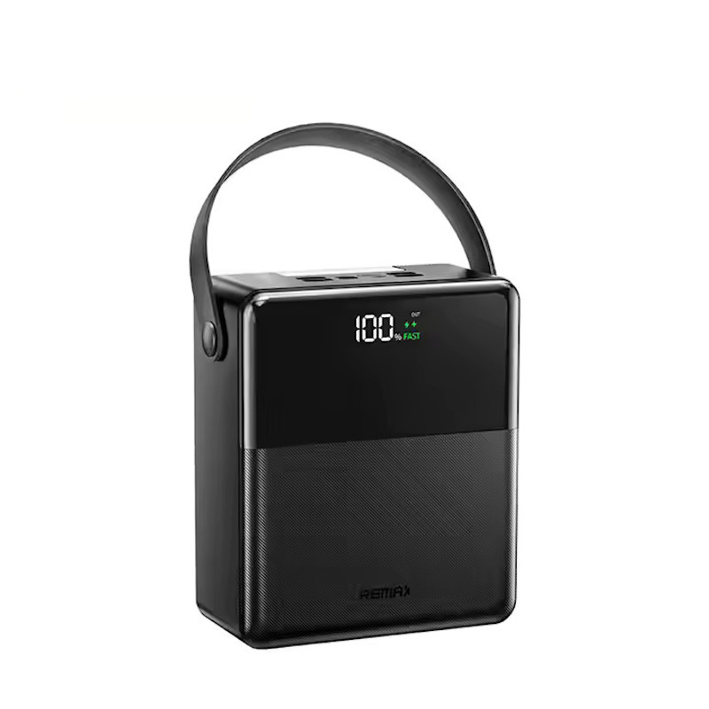 Picture of REMAX FP1 Large Capacity 27W and 22.5 Watt Power Bank LED Lamp Fast Charging Power Banks 100,000mAh One Lakh mAh High Capacity Portable Laptop Power Bank with LED Lighting Outdoor Mobile Power Station
