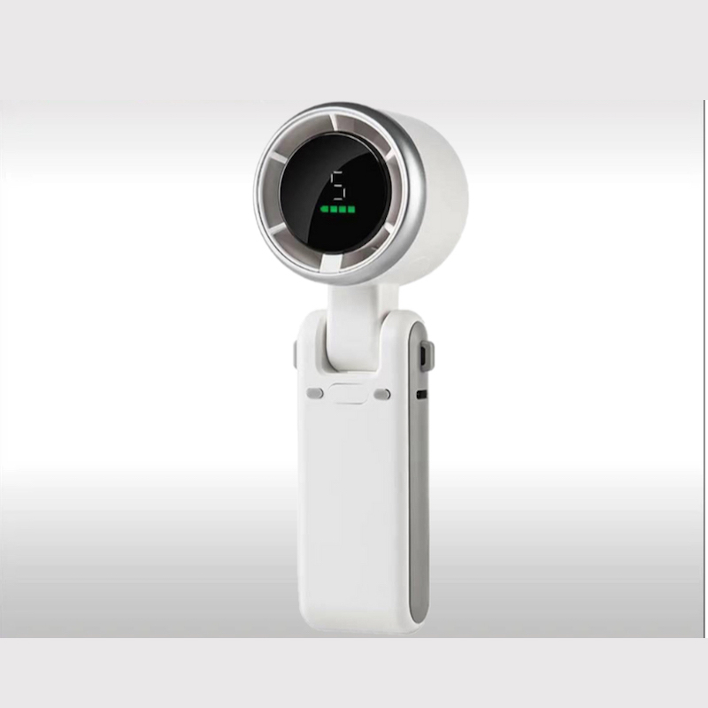 Picture of XUNDD XDOT-065 Mini Fan Rechargeable 3600mAh Folding High Speed Handheld Fan with Lanyard
