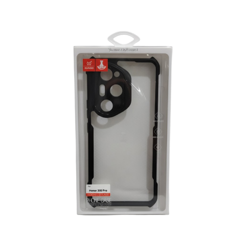 Picture of XUNDD CASE For Honor 300 Pro Phone Case Air-bag Anti Drop Anti Scratch Protective Covers Shockproof Protection Miltary Grade Black Bumper Case Airbags Shockproof Protective Transparent Back Cover