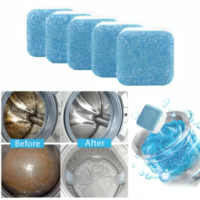Picture of 12pcs Washing Machine Cleaner Washer Cleaning Detergent Effervescent Tablet Cleaner Washing Machine Home Cleaning tools