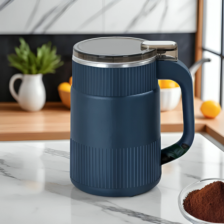 Picture of Household Small Powder Grinding Machine, Electric Mini Spice Grinder Add 5 Blades, 304 Stainless Steel Grinding Fine Powder for All Kinds of Grains, Condiments, Coffee Beans (Blue) By Win Accessories
