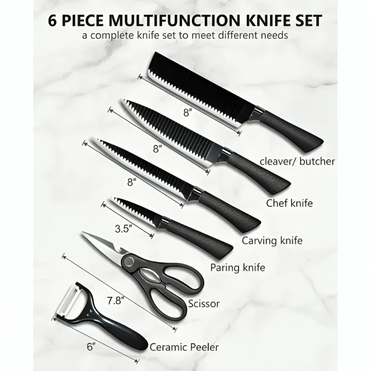 Picture of Kitchen Baking tools Zepter 6 Pcs Set Non-Stick Coating for Bake Stainless Steel by Kitchen Glance