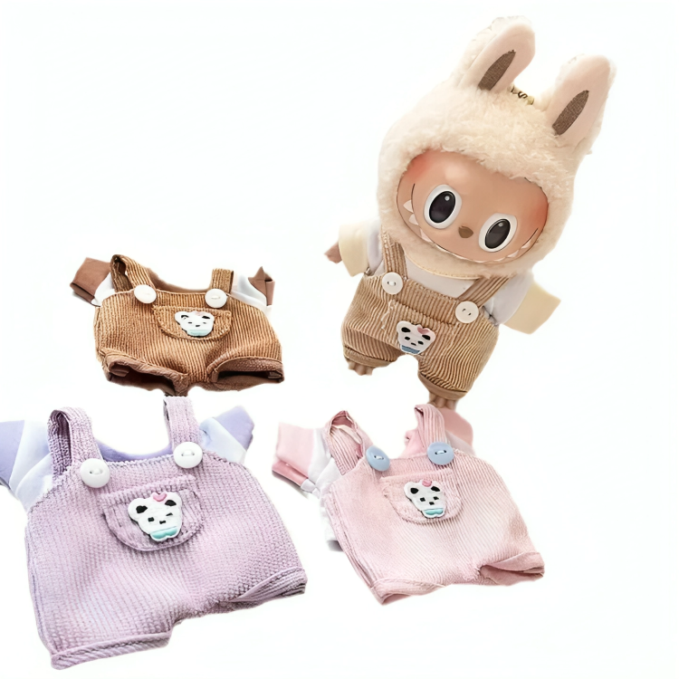 Picture of Blind Box Casual Backband labubu doll Macaron Labubu Pendant Doll Plaid
