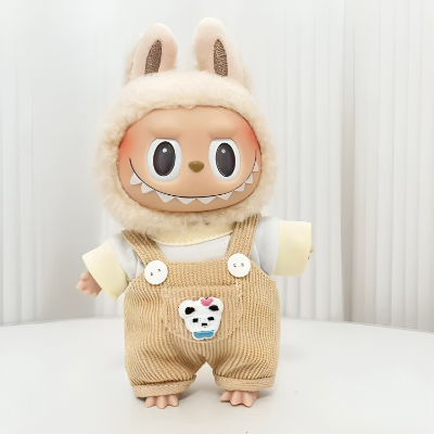 Picture of Blind Box Casual Backband labubu doll Macaron Labubu Pendant Doll Plaid