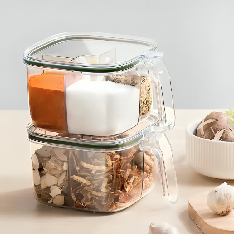 Picture of 4 in 1 Partition Kitchen seasoning masal box organizer