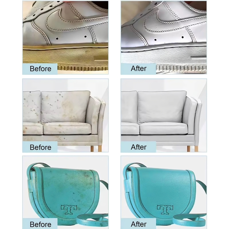 Picture of Portable White Color White Shoes Cleaning Cream Easily Removes Scratches Easily Removes Black Edges Shoes Whitening Cleaner Strong Cleaning Power No Need To Wash Multifunctional Cleaning Cream Leather Bags