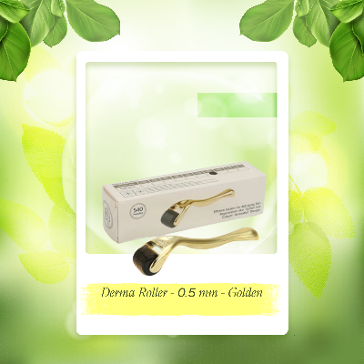 Picture of Derma Roller - 0.5 mm - Golden