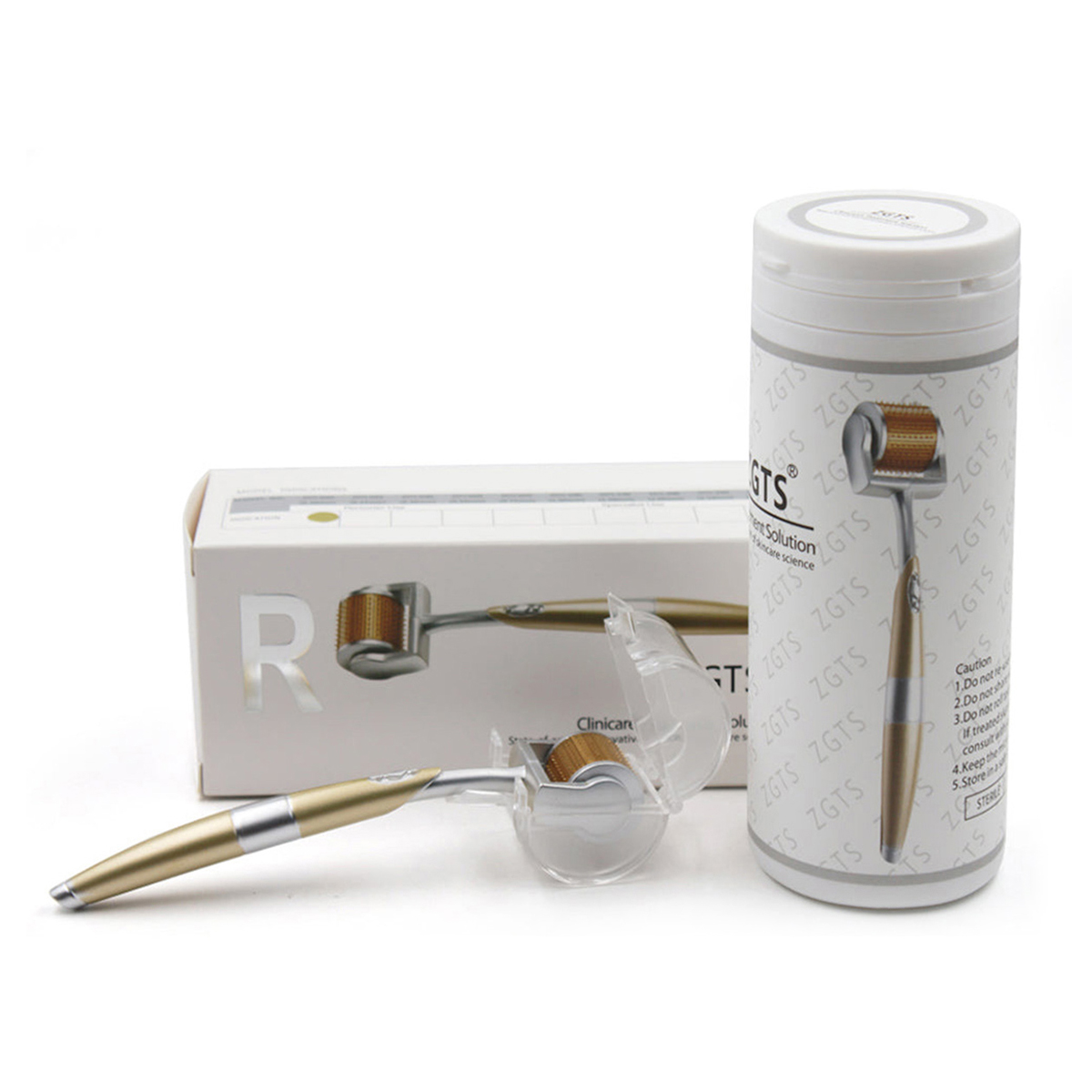 Picture of ZGTS Derma Roller - 0.5 mm - Golden and White