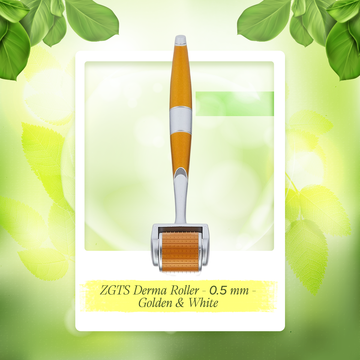 Picture of ZGTS Derma Roller - 0.5 mm - Golden and White