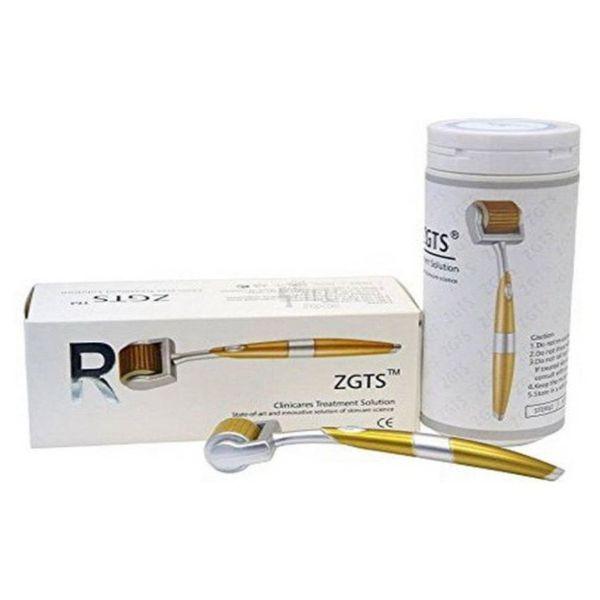Picture of Zgts Derma Roller - 1Mm - Golden And White - Black Head Remover