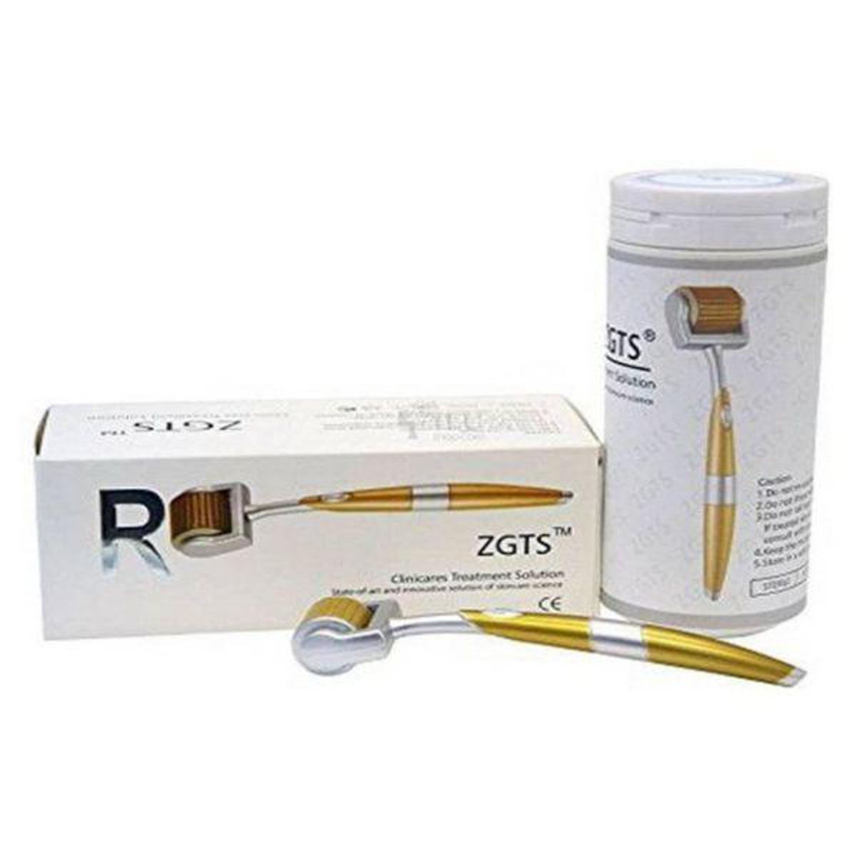 Picture of zgts Derma Roller - 1.50 mm - Golden and White