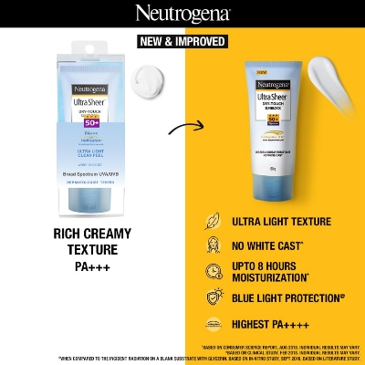 Picture of Neutrogena Ultra Sheer Dry-Touch Sunblock Cream-80 gram