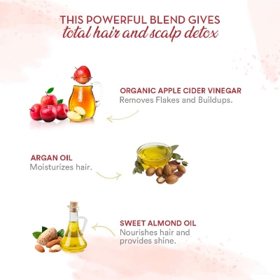 Picture of WOW Apple Cider Vinegar No Parabens & Sulphate Shampoo, 300mL