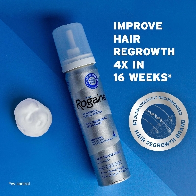 Picture of Rogaine minoxidil foam 5% (one month supply)(no box)