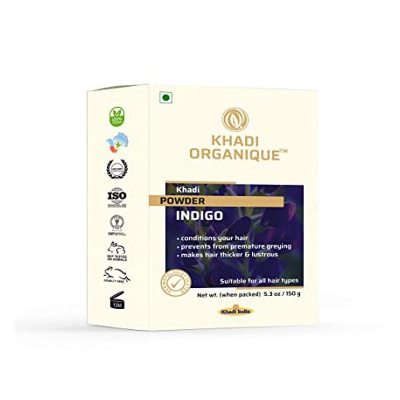 Picture of Khadi Organique 100 % Pure Indigo Powder (150 g)