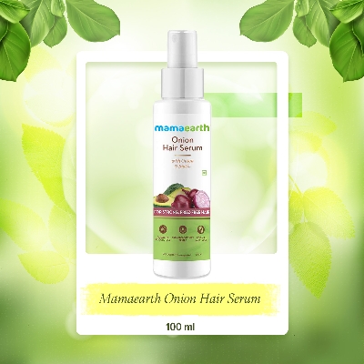 Picture of Mamaearth Onion Hair Serum (100 ml) - onion