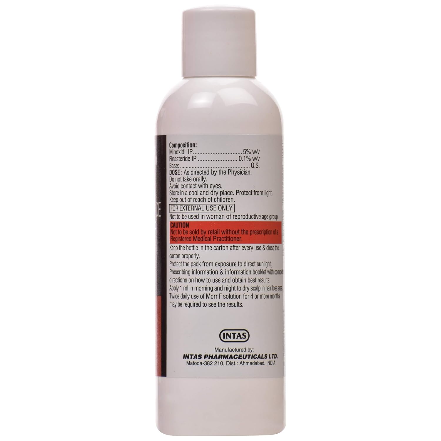 Picture of Morr F 5% Topical Solution (60 ml) For Hair Regrowth (seal open box)